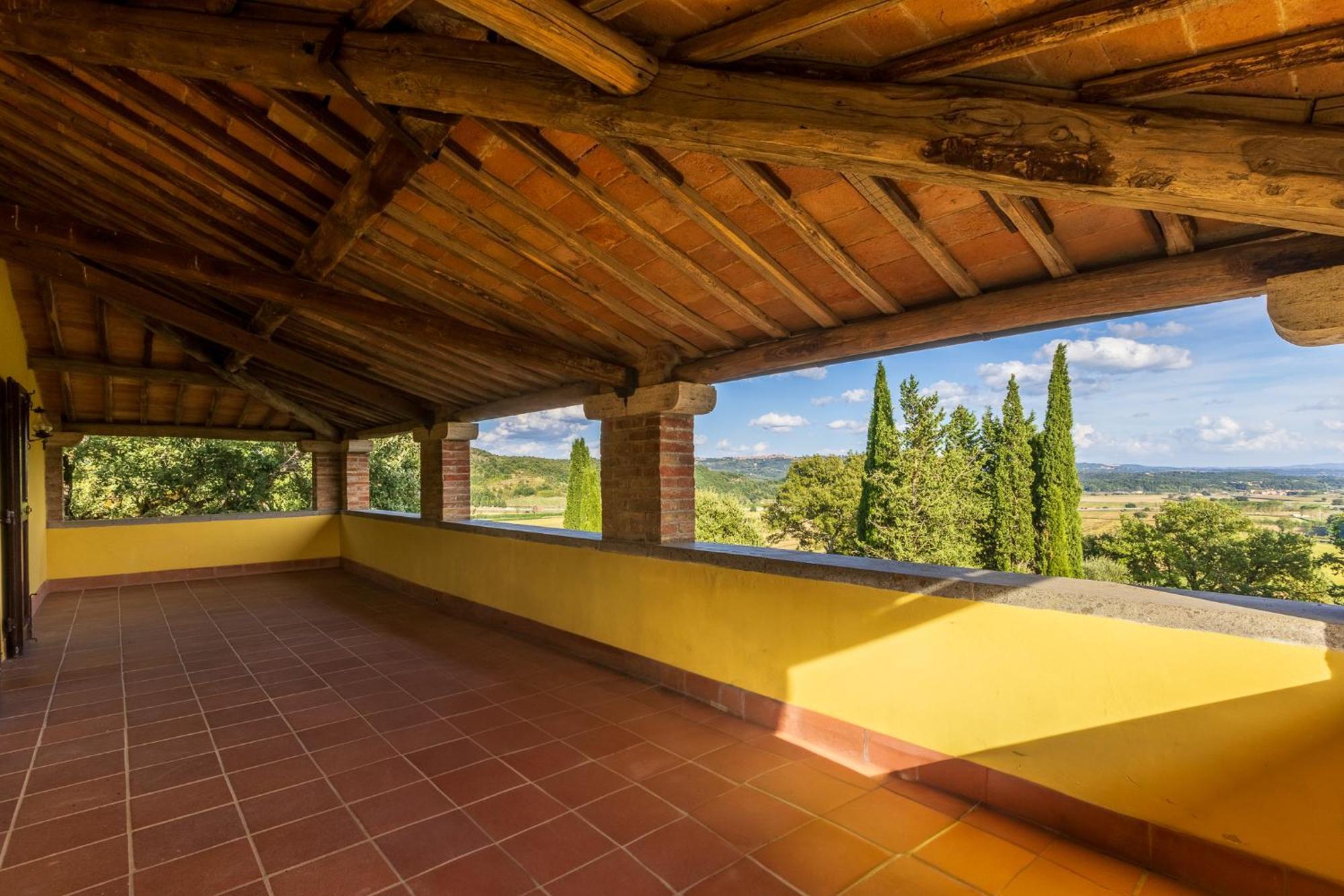 Villa Palazzo Bello Con Piscina E Ac - Cetona Buitenkant foto