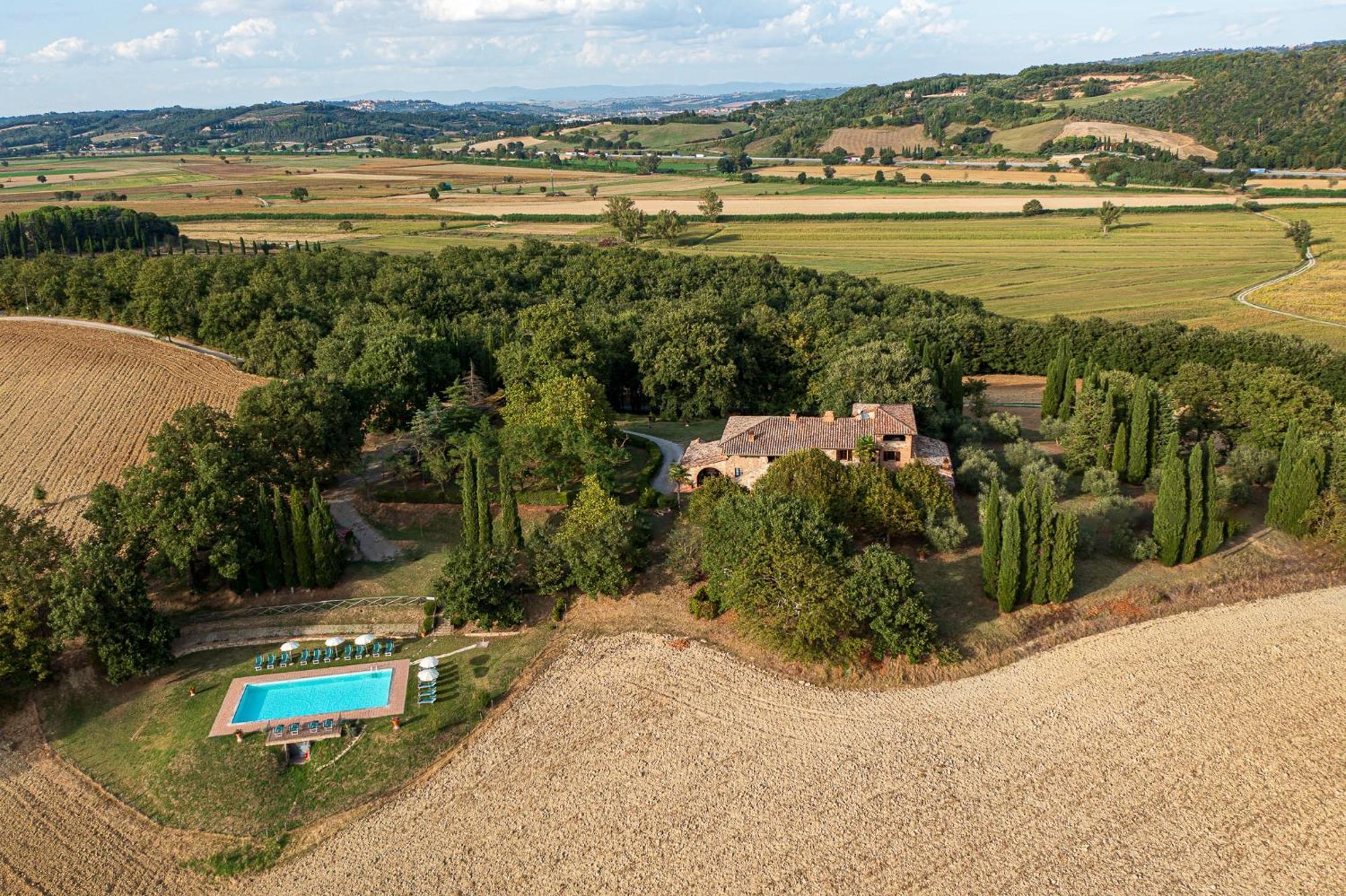 Villa Palazzo Bello Con Piscina E Ac - Cetona Buitenkant foto