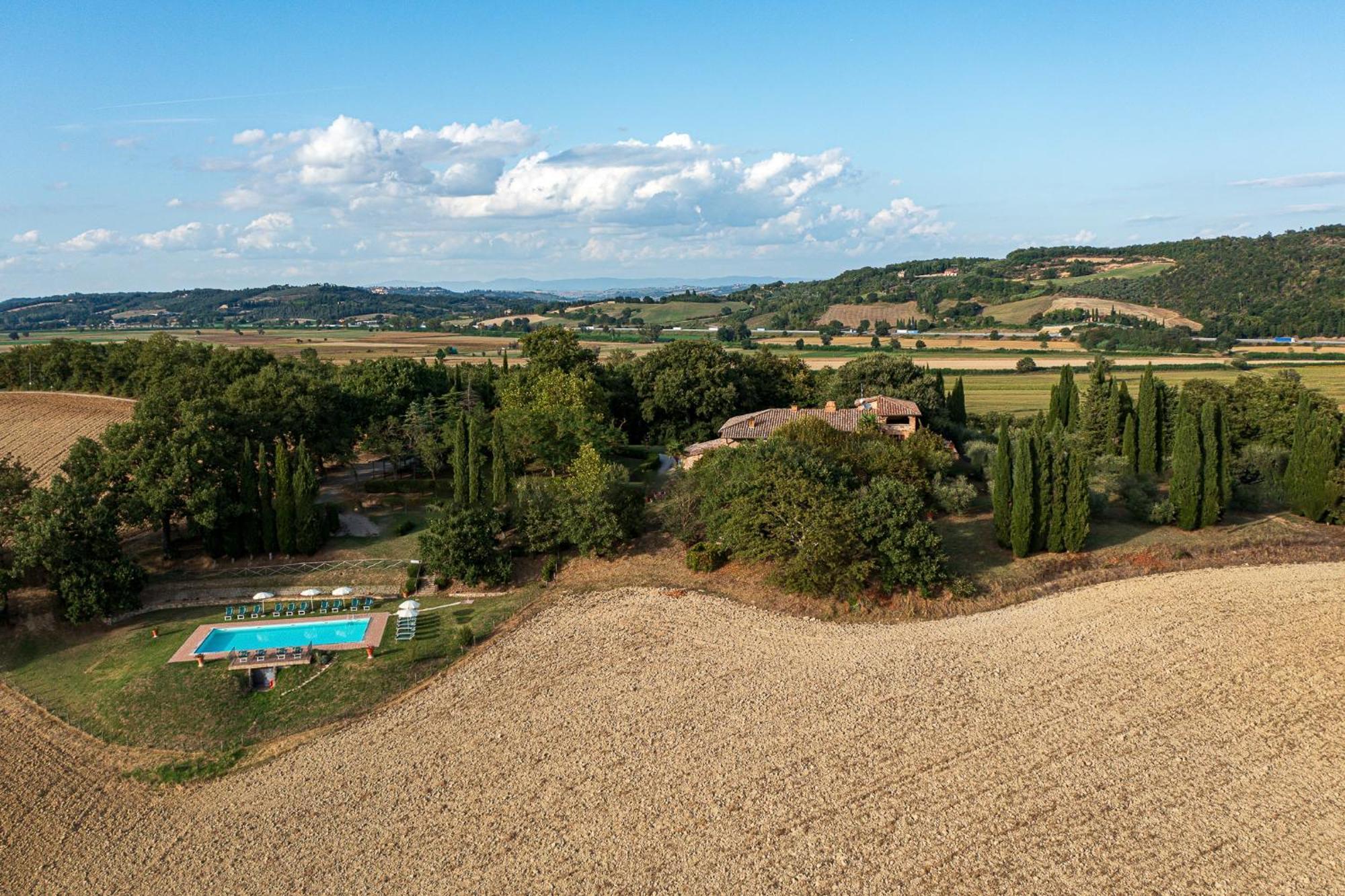 Villa Palazzo Bello Con Piscina E Ac - Cetona Buitenkant foto