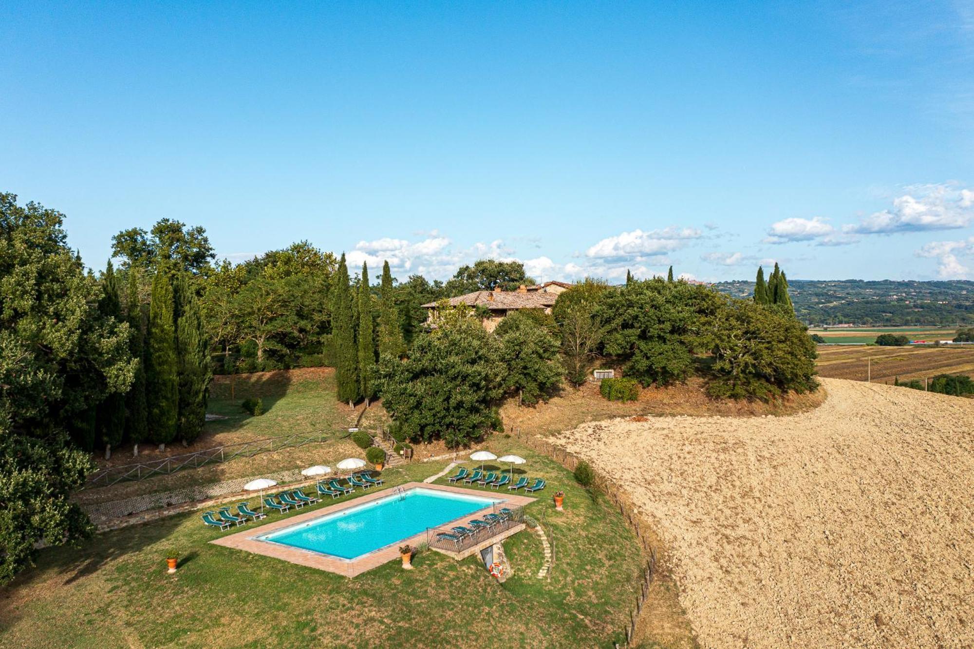 Villa Palazzo Bello Con Piscina E Ac - Cetona Buitenkant foto